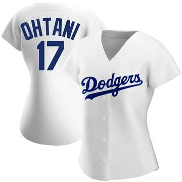 Shohei Ohtani Women's Los Angeles Dodgers Authentic Home Jersey - White