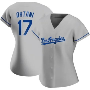 Shohei Ohtani Women's Los Angeles Dodgers Authentic Road Jersey - Gray