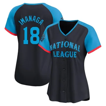 Shota Imanaga Women's Chicago Cubs Limited National League 2024 All-Star Game Jersey - Navy