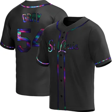 Sonny Gray Men's St. Louis Cardinals Replica Alternate Jersey - Black Holographic