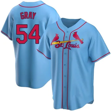 Sonny Gray Men's St. Louis Cardinals Replica Alternate Jersey - Light Blue