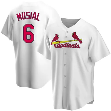 Stan Musial Men's St. Louis Cardinals Replica Home Jersey - White