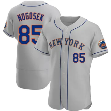 Stephen Nogosek Men's New York Mets Authentic Road Jersey - Gray