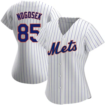 Stephen Nogosek Women's New York Mets Authentic Home Jersey - White