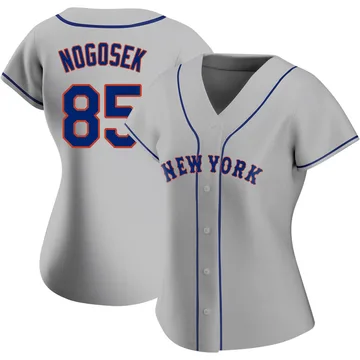 Stephen Nogosek Women's New York Mets Authentic Road Jersey - Gray