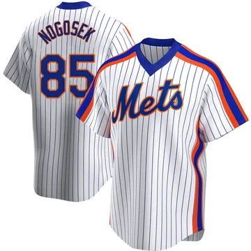 Stephen Nogosek Youth New York Mets Replica Home Cooperstown Collection Jersey - White