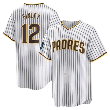 Steve Finley Men's San Diego Padres Replica 2024 World Tour Seoul Series Home Jersey - White