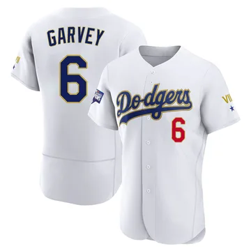 Steve Garvey Men's Los Angeles Dodgers Authentic 2021 Gold Program Player Jersey - White/Gold