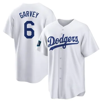 Steve Garvey Men's Los Angeles Dodgers Replica 2024 World Tour Seoul Series Home Jersey - White