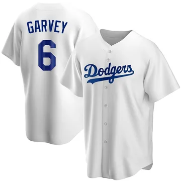 Steve Garvey Men's Los Angeles Dodgers Replica Home Jersey - White