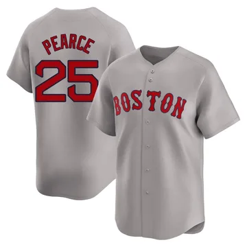 Steve Pearce Men's Boston Red Sox Limited Away Jersey - Gray