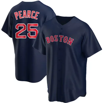 Steve Pearce Men's Boston Red Sox Replica Alternate Jersey - Navy