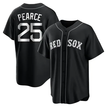 Steve Pearce Youth Boston Red Sox Replica Jersey - Black/White