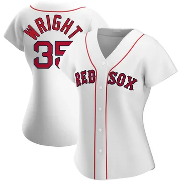 Steven Wright Women's Boston Red Sox Authentic Home Jersey - White