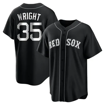 Steven Wright Youth Boston Red Sox Replica Jersey - Black/White