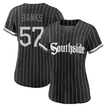 Tanner Banks Women's Chicago White Sox Authentic 2021 City Connect Jersey - Black