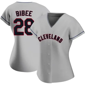 Tanner Bibee Women's Cleveland Guardians Authentic Road Jersey - Gray