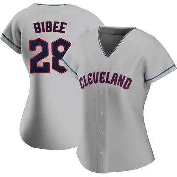 Tanner Bibee Women's Cleveland Guardians Authentic Road Jersey - Gray