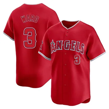 Taylor Ward Men's Los Angeles Angels Limited Alternate Jersey - Red