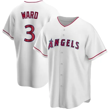 Taylor Ward Men's Los Angeles Angels Replica Home Jersey - White