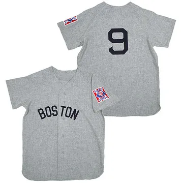 Ted Williams Men's Boston Red Sox Authentic 1939 Throwback Jersey - Grey