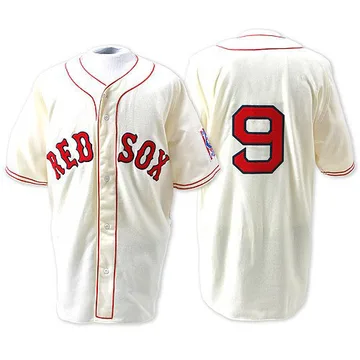 Ted Williams Men's Boston Red Sox Authentic Throwback Jersey - Cream