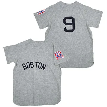 Ted Williams Men's Boston Red Sox Replica 1939 Throwback Jersey - Grey