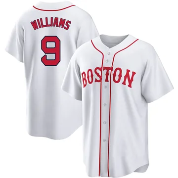 Ted Williams Men's Boston Red Sox Replica 2021 Patriots' Day Jersey - White