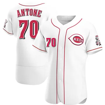 Tejay Antone Men's Cincinnati Reds Authentic Home Jersey - White