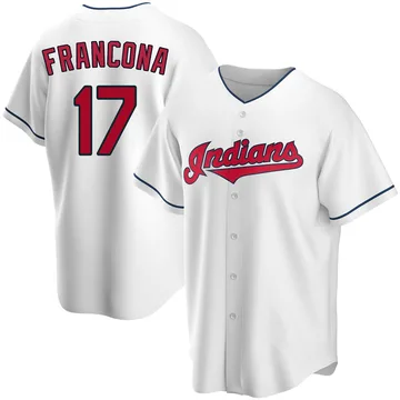 Terry Francona Men's Cleveland Guardians Replica Home Jersey - White