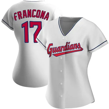 Terry Francona Women's Cleveland Guardians Replica Home Jersey - White