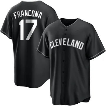 Terry Francona Youth Cleveland Guardians Replica Jersey - Black/White