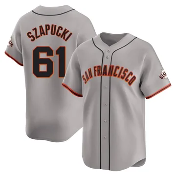 Thomas Szapucki Men's San Francisco Giants Limited Away Jersey - Gray