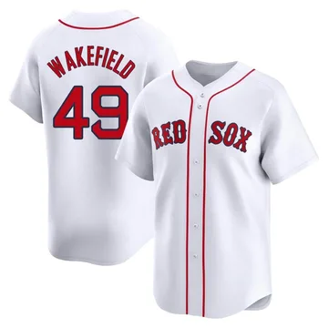 Tim Wakefield Men's Boston Red Sox Limited Home Jersey - White