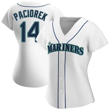 Tom Paciorek Women's Seattle Mariners Authentic Home Jersey - White