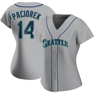 Tom Paciorek Women's Seattle Mariners Authentic Road Jersey - Gray