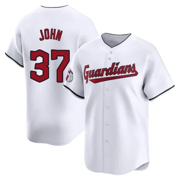 Tommy John Men's Cleveland Guardians Limited Home Jersey - White