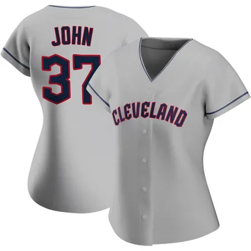 Tommy John Women's Cleveland Guardians Authentic Road Jersey - Gray