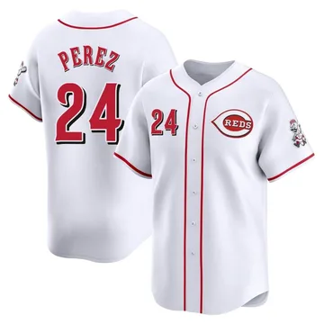 Tony Perez Men's Cincinnati Reds Limited Home Jersey - White