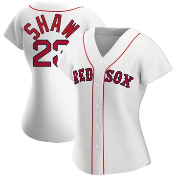 Travis Shaw Women's Boston Red Sox Authentic Home Jersey - White