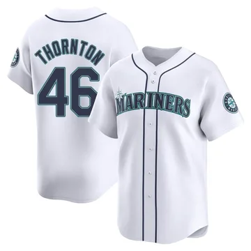 Trent Thornton Men's Seattle Mariners Limited Home Jersey - White