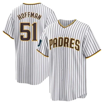 Trevor Hoffman Men's San Diego Padres Replica 2024 World Tour Seoul Series Home Jersey - White