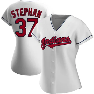 Trevor Stephan Women's Cleveland Guardians Authentic Home Jersey - White