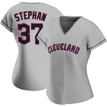 Trevor Stephan Women's Cleveland Guardians Authentic Road Jersey - Gray