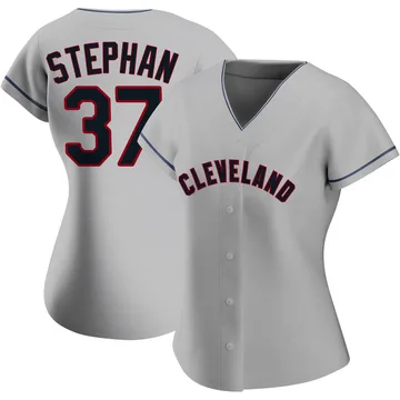 Trevor Stephan Women's Cleveland Guardians Replica Road Jersey - Gray