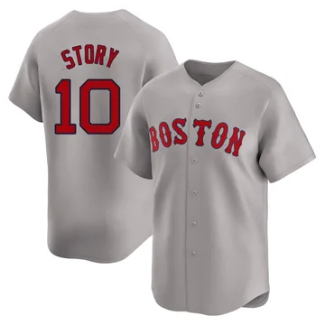 Trevor Story Men's Boston Red Sox Limited Away Jersey - Gray