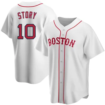 Trevor Story Men's Boston Red Sox Replica Alternate Jersey - White