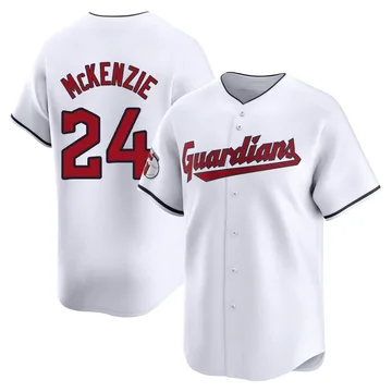 Triston McKenzie Men's Cleveland Guardians Limited Home Jersey - White