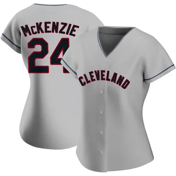 Triston McKenzie Women's Cleveland Guardians Authentic Road Jersey - Gray