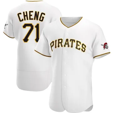 Tsung-Che Cheng Men's Pittsburgh Pirates Authentic Home Jersey - White